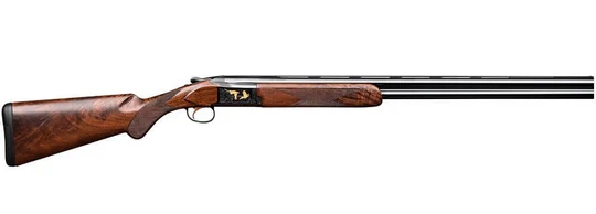 Browning B725 Hunter Black Gold II calibru 12, utilizată pentru exerciții specifice în poligon